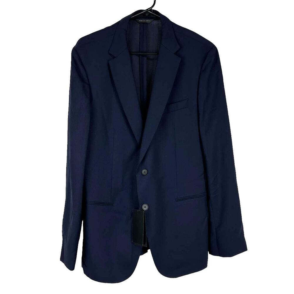 Boss Hugo Boss NWT Slim Fit Vitale Barberis Canonico Navy Blue Men's 42R Blazer
